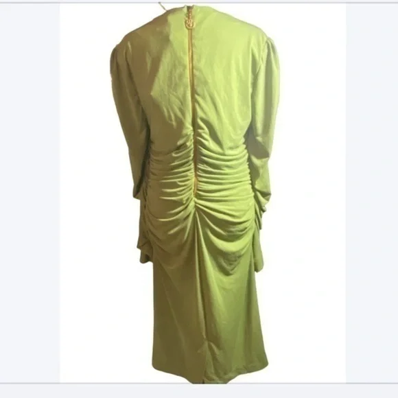 slim fit dress slacks Green Printed Sleeveless Dress – Maison-B-More Global Store main image 0